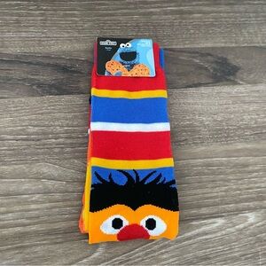 Sesame Street Bert & Ernie Socks Sock Size 10-13 Shoes Size 6.5-12